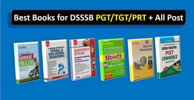 Best Books for DSSSB pgt tgt prt and other post-min