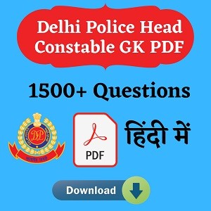 Delhi Police GK PDF